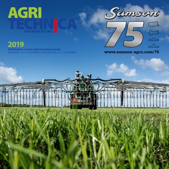 AGRITECHNICA 2019: SAMSON vergrößert ihr Angebot an Smart-Farming- Werkzeuge